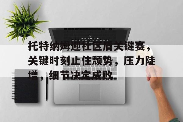 爱游戏官网-关于托特纳姆迎社区盾关键赛，关键时刻止住颓势，压力陡增，细节决定成败的信息